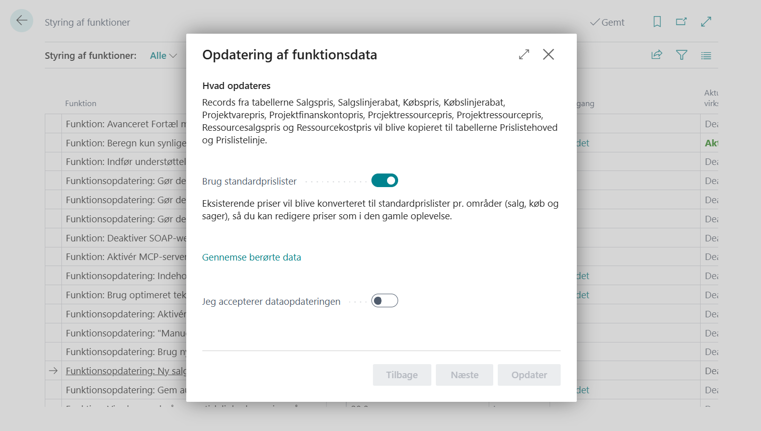 Valg af konvertering